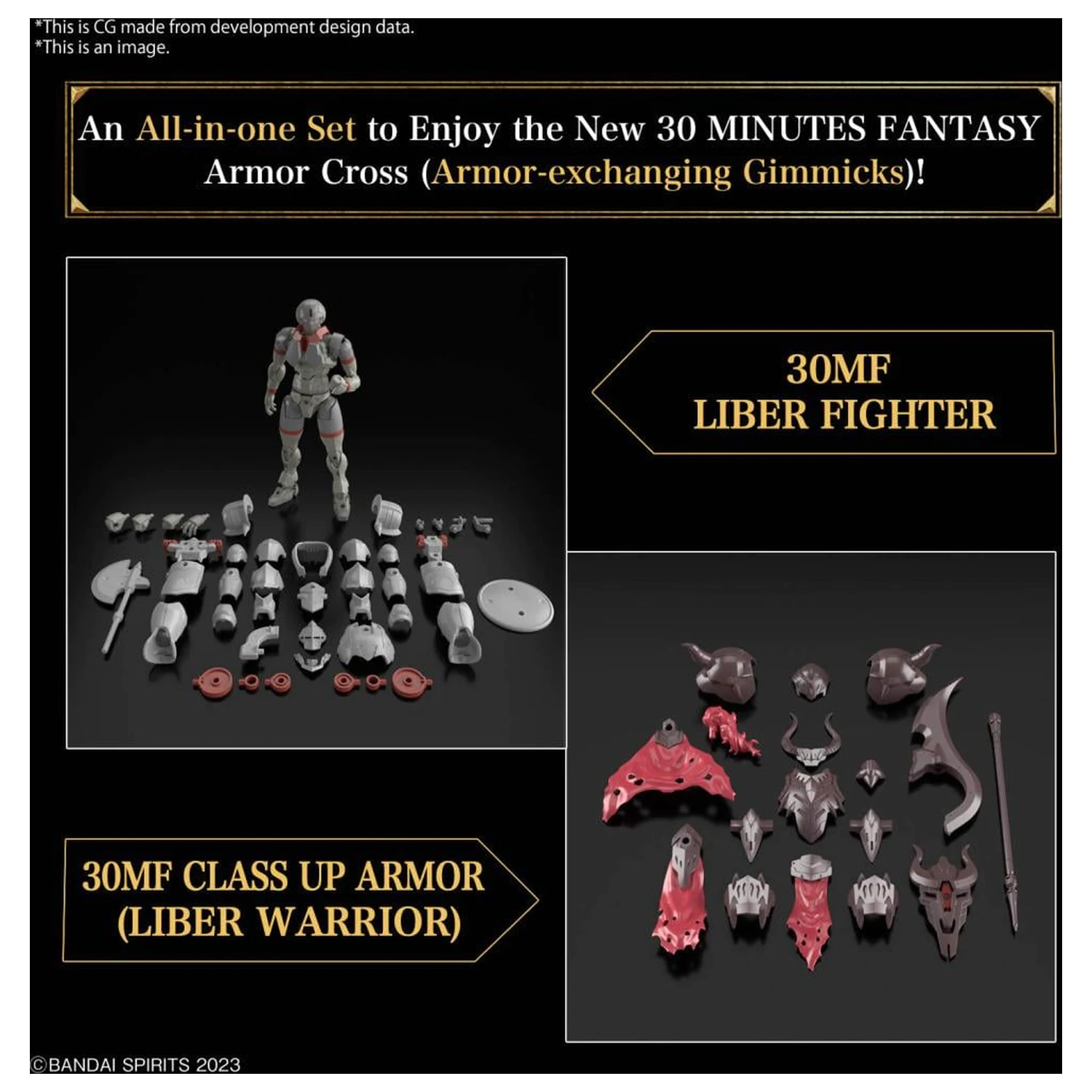 30MF Liber Warrior modell készlet termékfotó