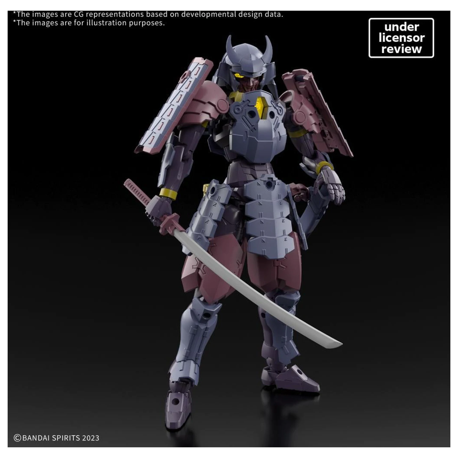 30MF Meteoric Iron Samurai modell készlet termékfotó