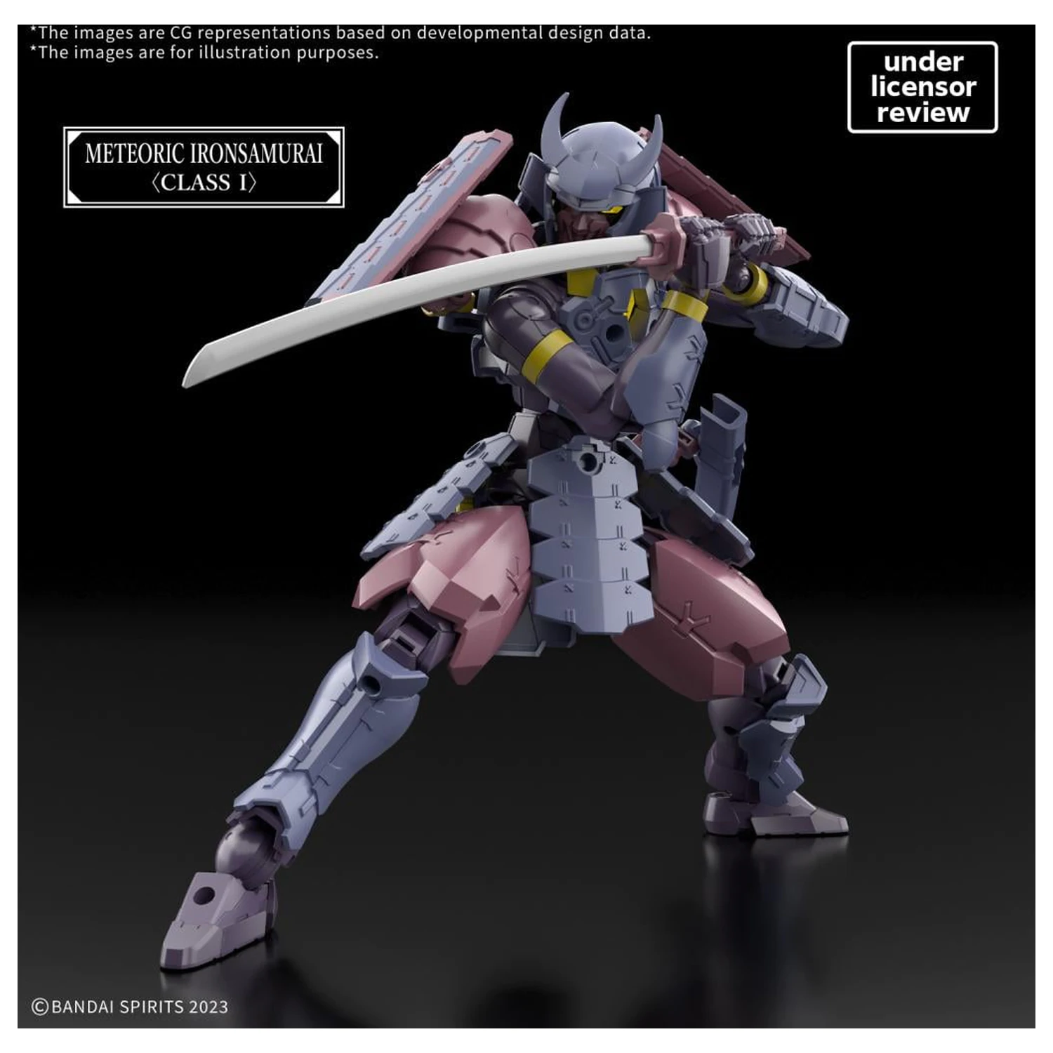 30MF Meteoric Iron Samurai modell készlet termékfotó