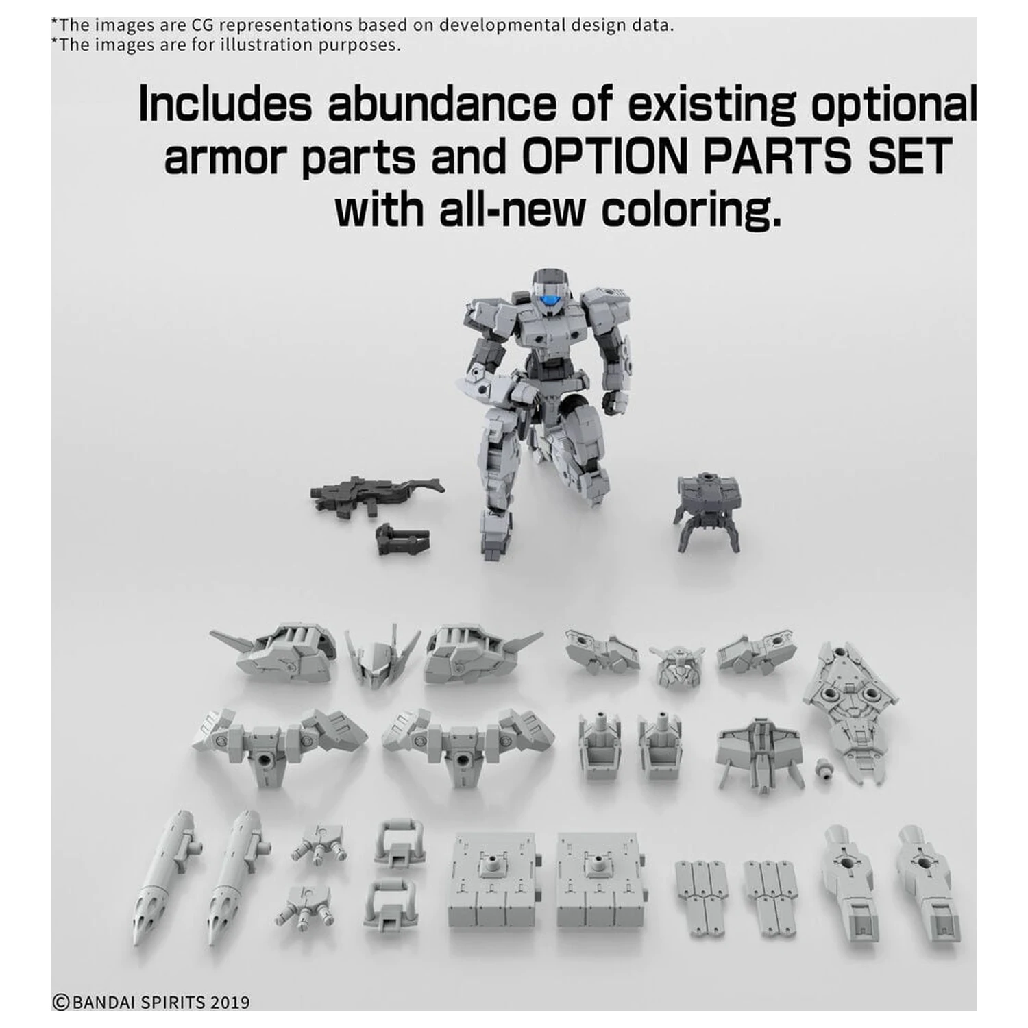 30MM 1/144 eEXM-17RE Alto Refine modell készlet Base figura 30 Minutes Missions termékfotó