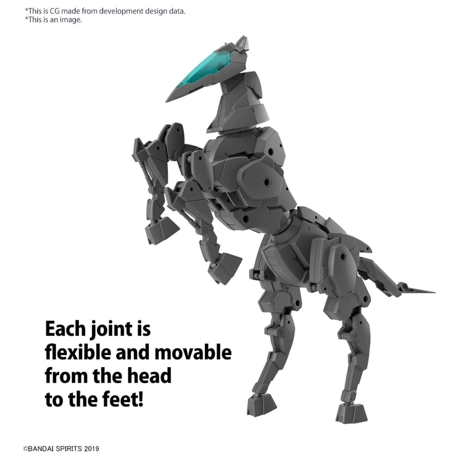 30MM 1/144 Extended Armament jármű (Horse Mecha) Dark modell készlet termékfotó