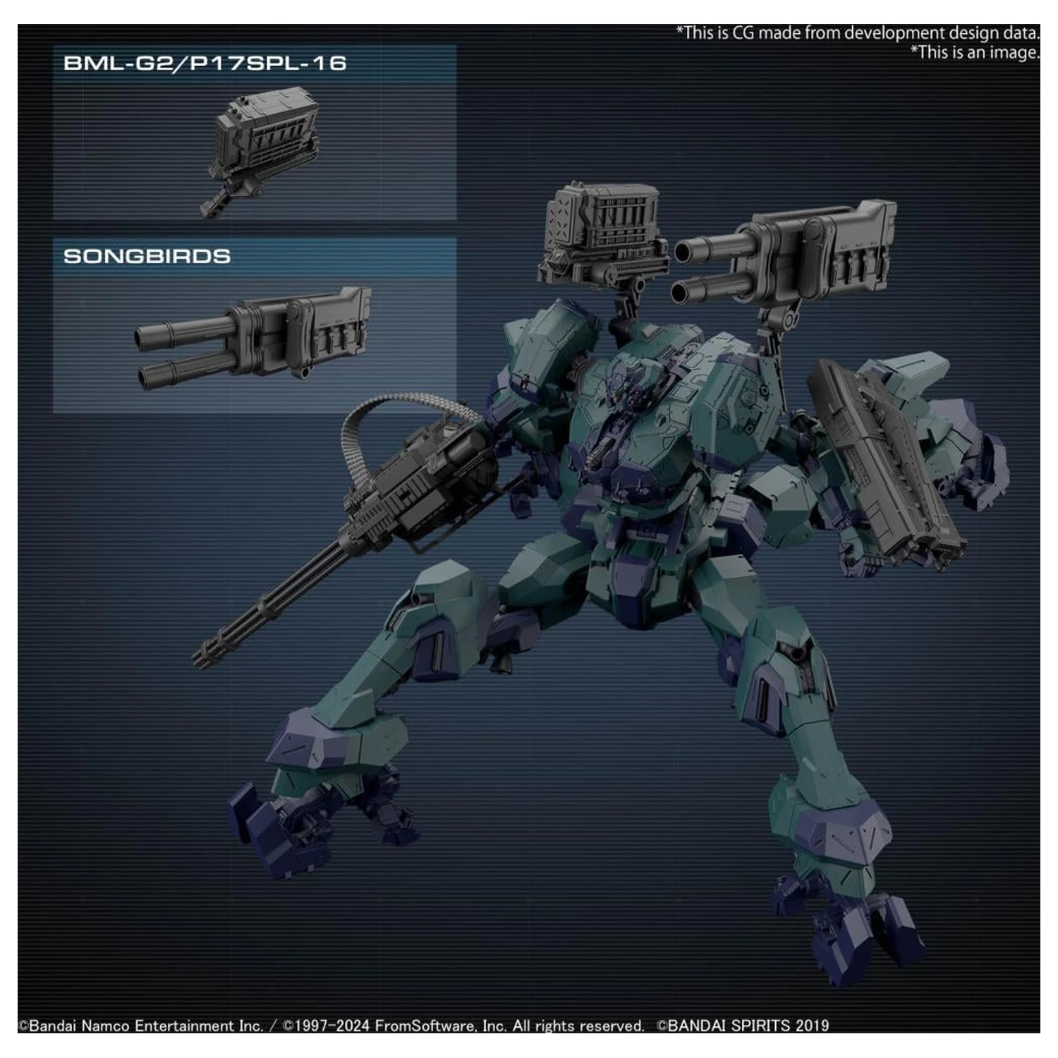 30MM Armored Core VI BD-011 Melander Liger Tail modell készlet termékfotó