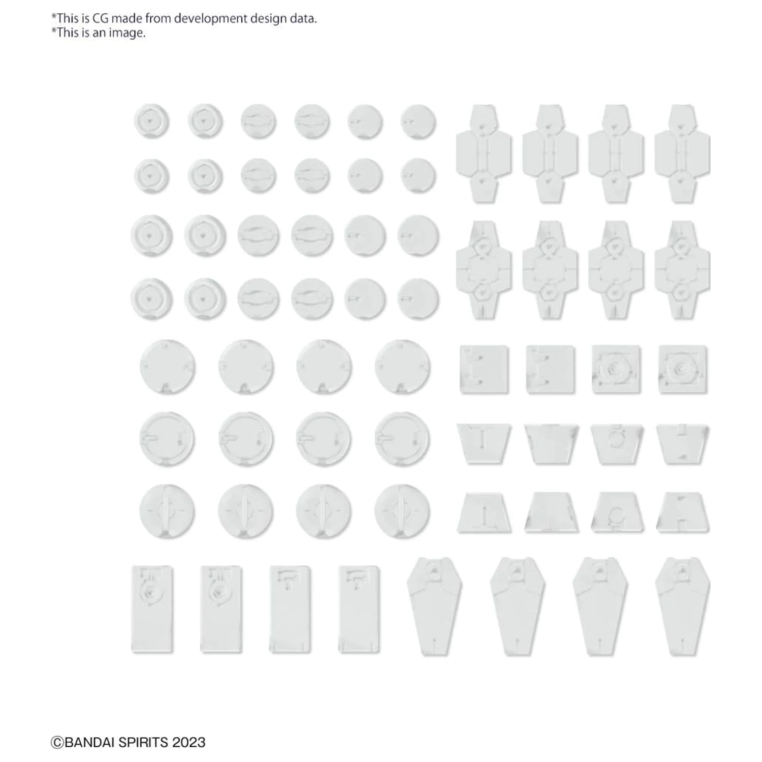 30MM Customize Material (Decoration Parts 1 White) modell készlet kiegészítő termékfotó