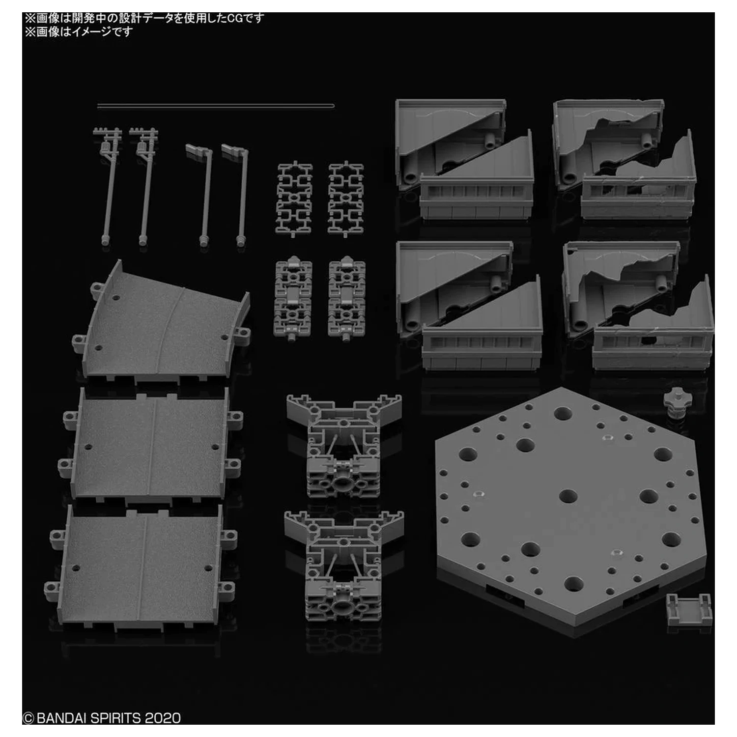 30MM Customize Scene Base (City Area Ver.) modell készlet kiegészítő csomag termékfotó