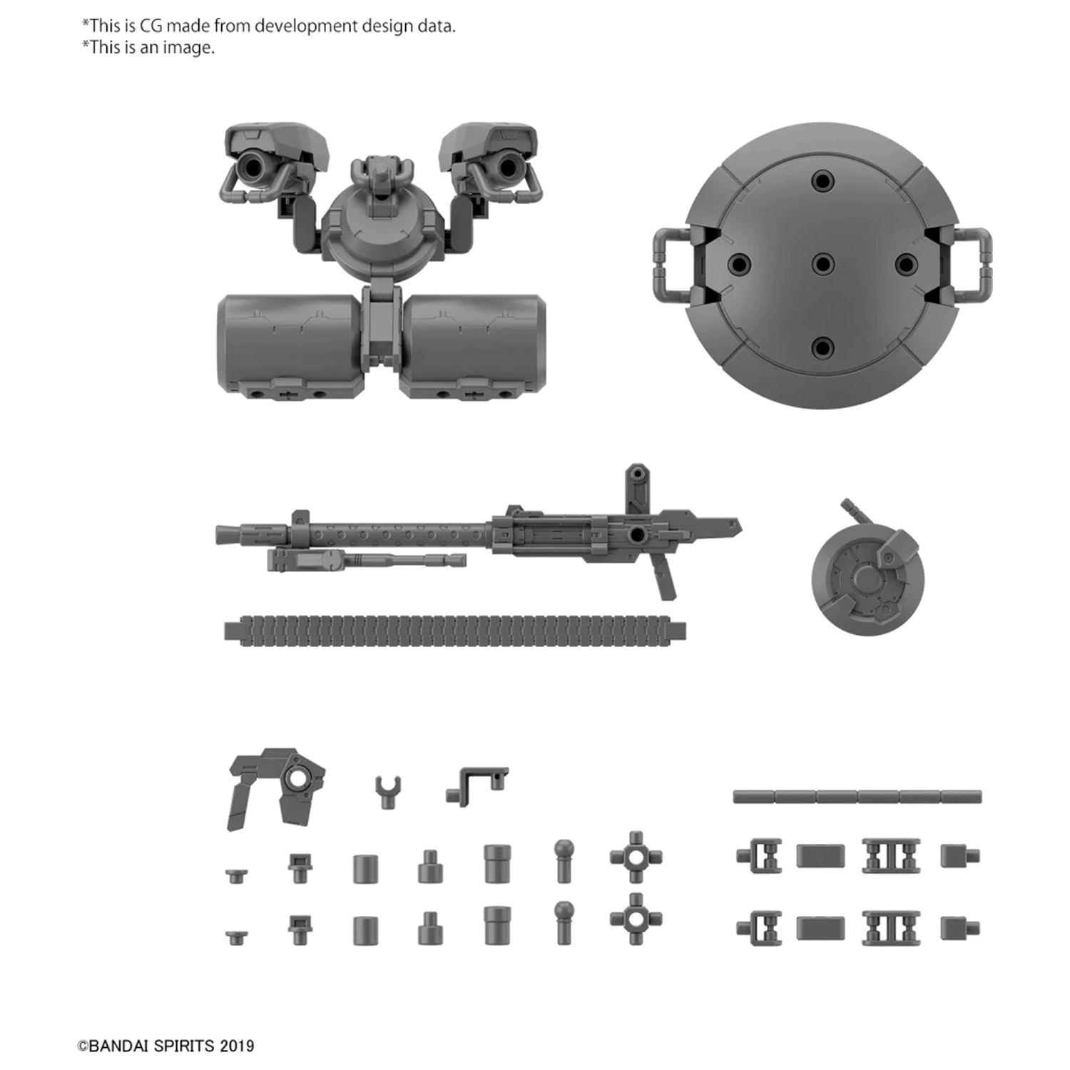 30MM Customize Weapons (Heavy Weapon 2) modell készlet kiegészítő termékfotó