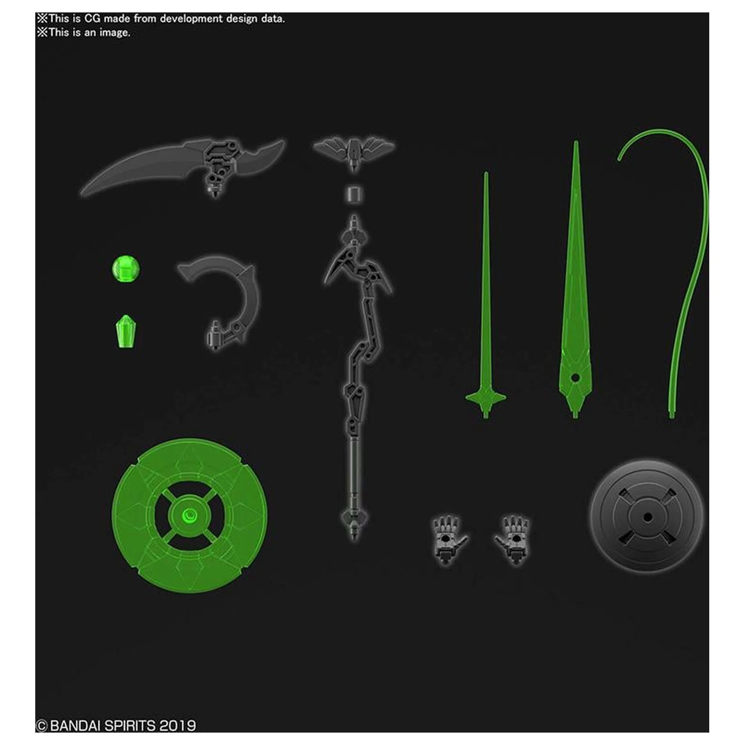 30MM Customize Weapons (Witchcraft Weapon) modell készlet kiegészítő csomag termékfotó