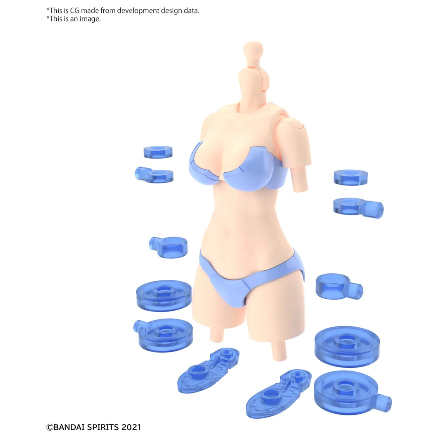30MS Body Parts Set Type S01 Color A figura kiegészítő csomag termékfotó