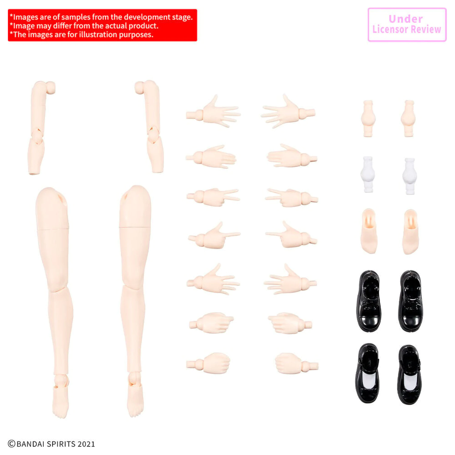 30MS Option Body Parts Arm Parts & Leg Parts S Color B kiegészítő csomag 30 Minutes Sisters termékfotó