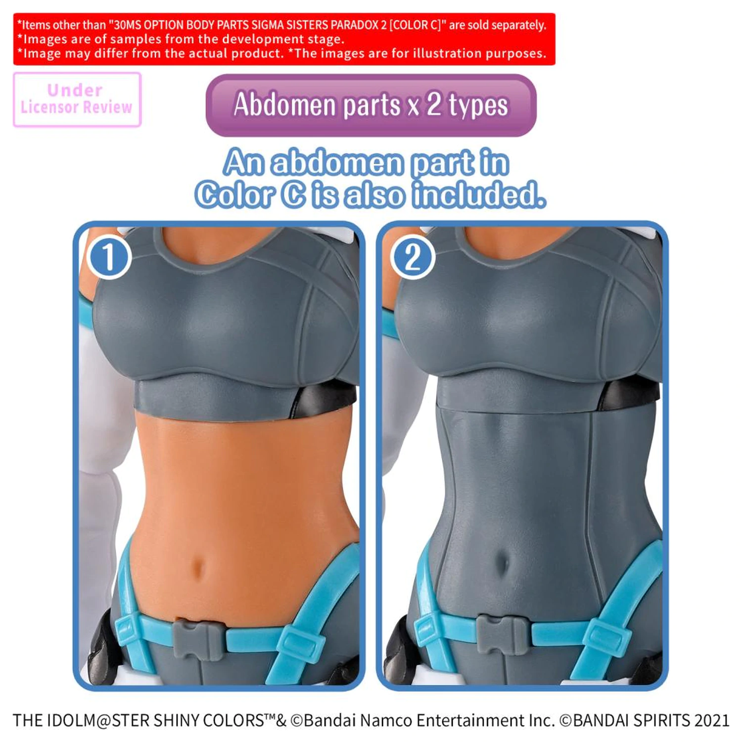 30MS Option Body Parts Sigma Sisters Paradox 2 (Color C) modell készlet kiegészítő csomag termékfotó