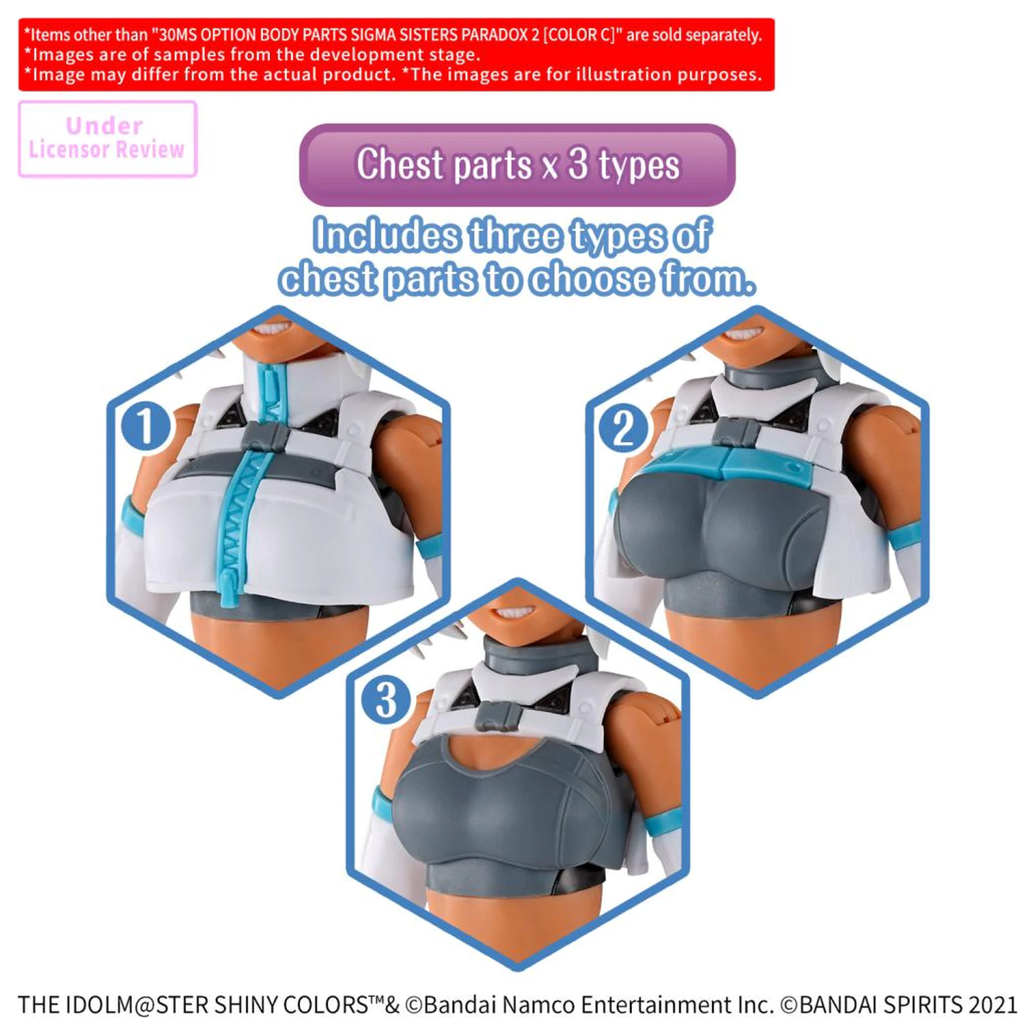 30MS Option Body Parts Sigma Sisters Paradox 2 (Color C) modell készlet kiegészítő csomag termékfotó