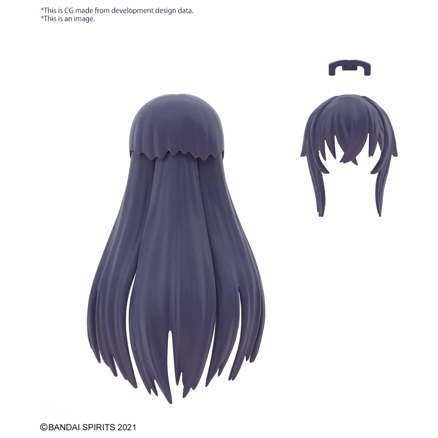 30MS Option Hair Style Parts Vol.8 All 4 Types modell készlet kiegészítő csomag termékfotó