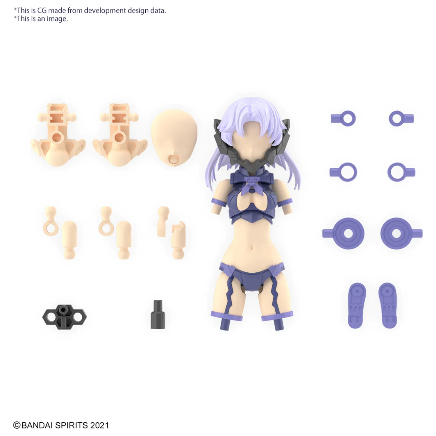30MS Option Parts csomag 11 (Fang Costume) Color A modell készlet kiegészítő csomag termékfotó