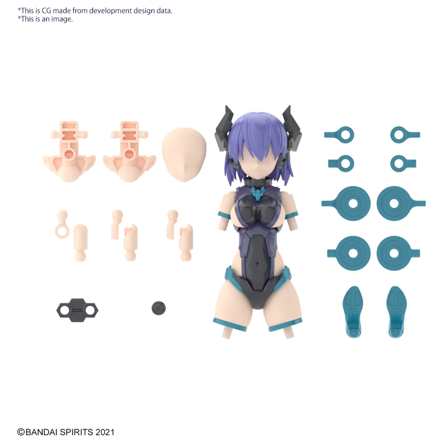 30MS Option Parts csomag 7 (Evil Costume) "Color A" modell készlet kiegészítő csomag termékfotó