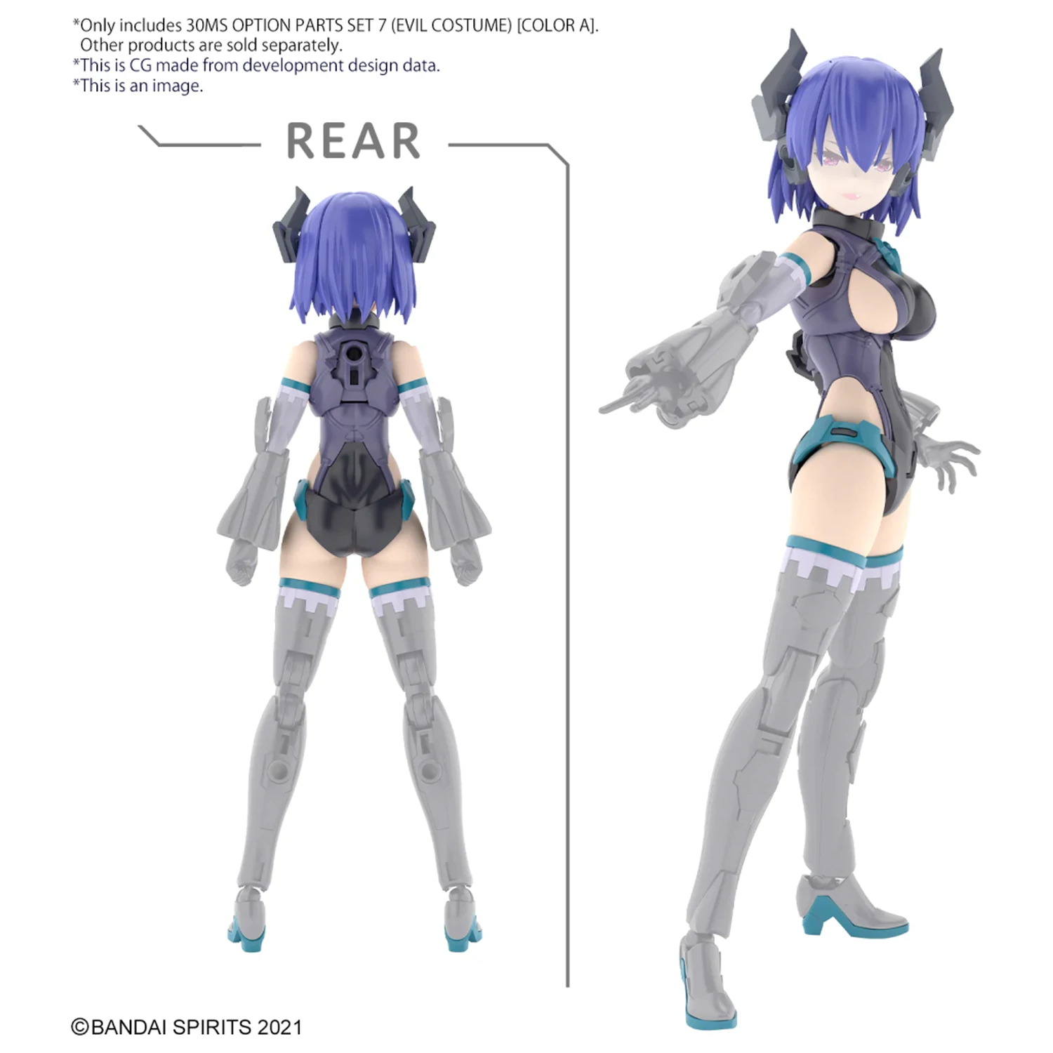 30MS Option Parts csomag 7 (Evil Costume) "Color A" modell készlet kiegészítő csomag termékfotó