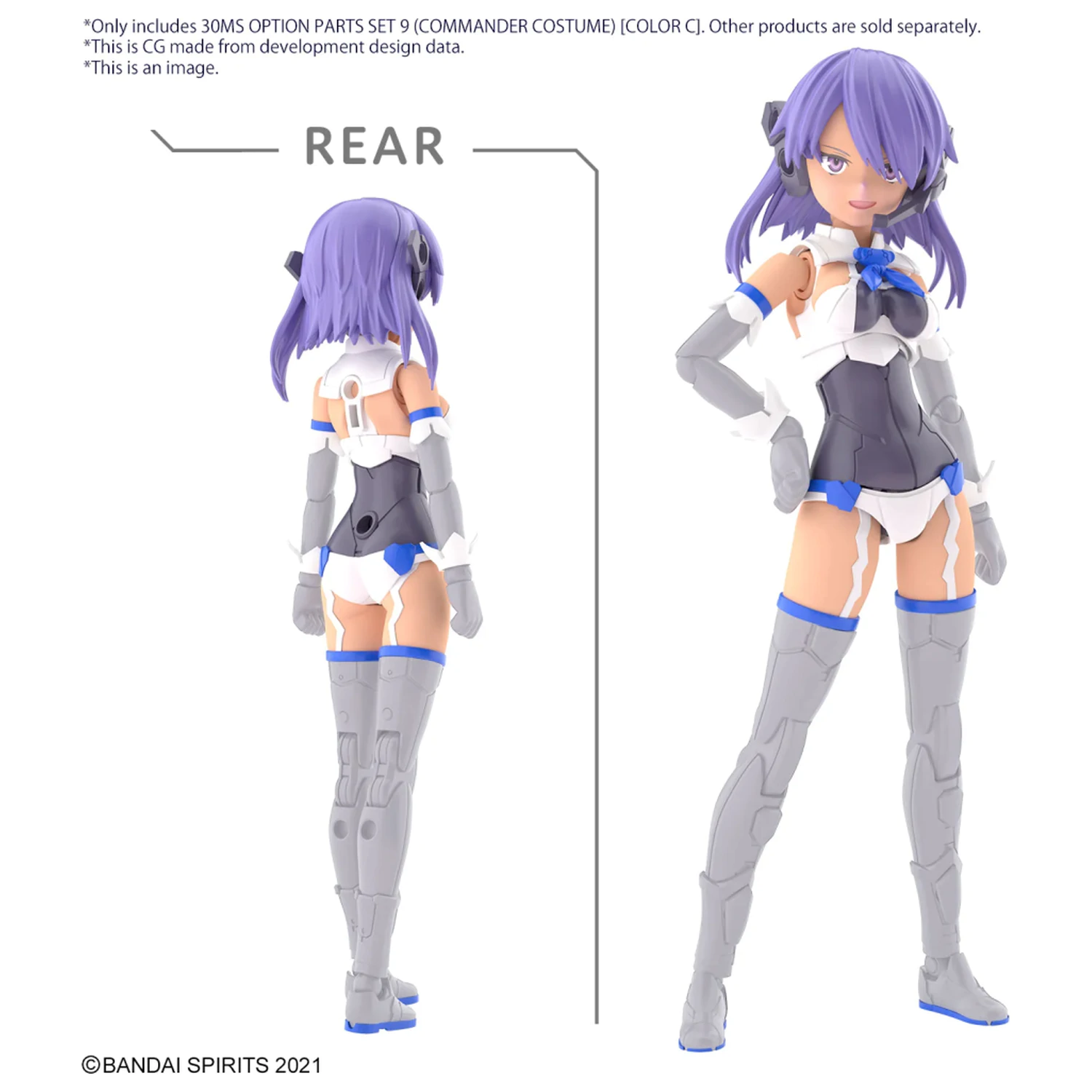 30MS Option Parts csomag 9 (Commander Costume Color C) modell készlet kiegészítő csomag termékfotó
