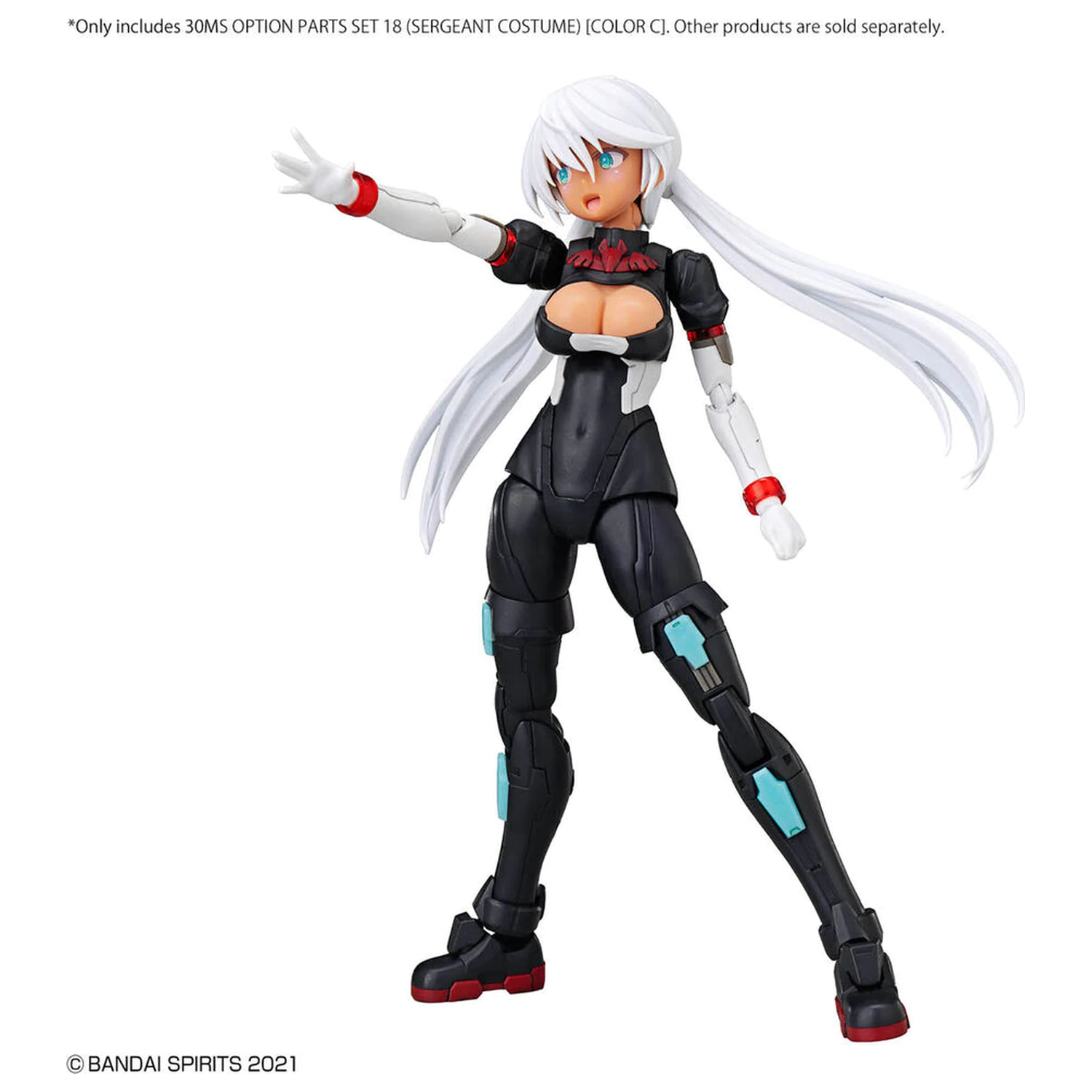 30MS Optional Parts Set 18 Sergeant Costume Color C figura kiegészítő csomag termékfotó