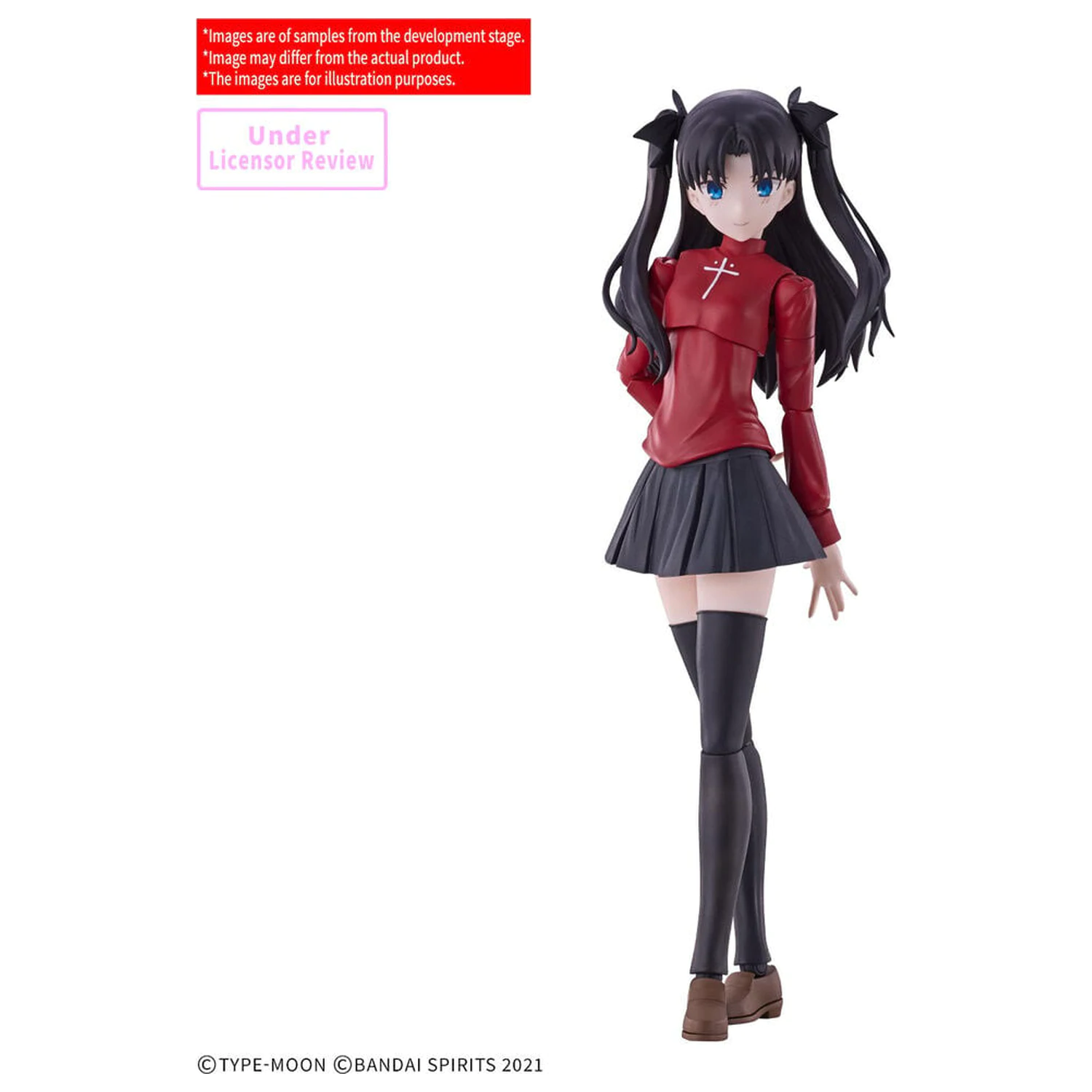 30MS Rin Tohsaka modell készlet Base figura 30 Minutes Sisters Fate Stay Night termékfotó