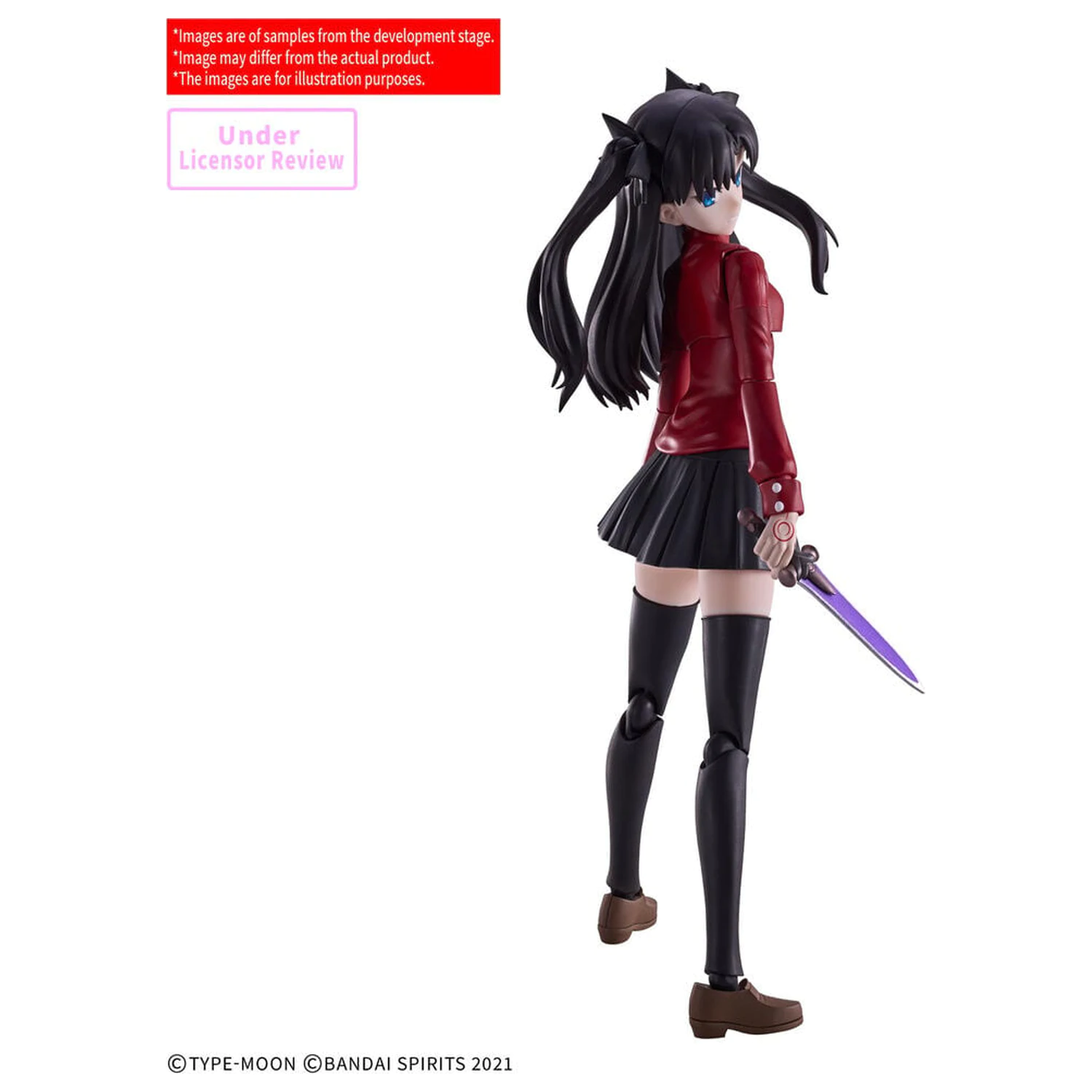 30MS Rin Tohsaka modell készlet Base figura 30 Minutes Sisters Fate Stay Night termékfotó