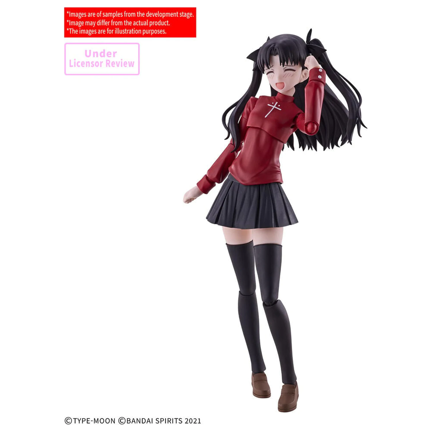 30MS Rin Tohsaka modell készlet Base figura 30 Minutes Sisters Fate Stay Night termékfotó