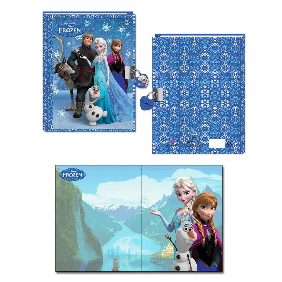 3D Jégvarázs Disney napló lakattal termékfotó
