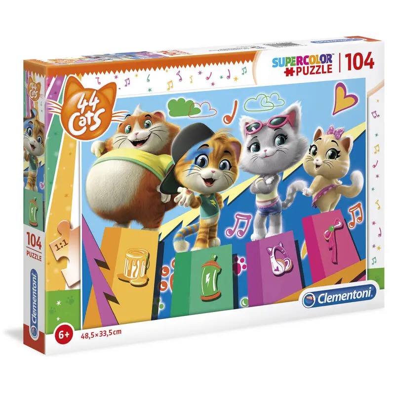 44 Cats puzzle 104db-os termékfotó