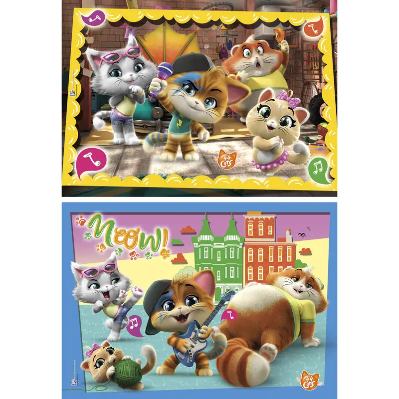 44 Cats puzzle 2x20db-os termékfotó