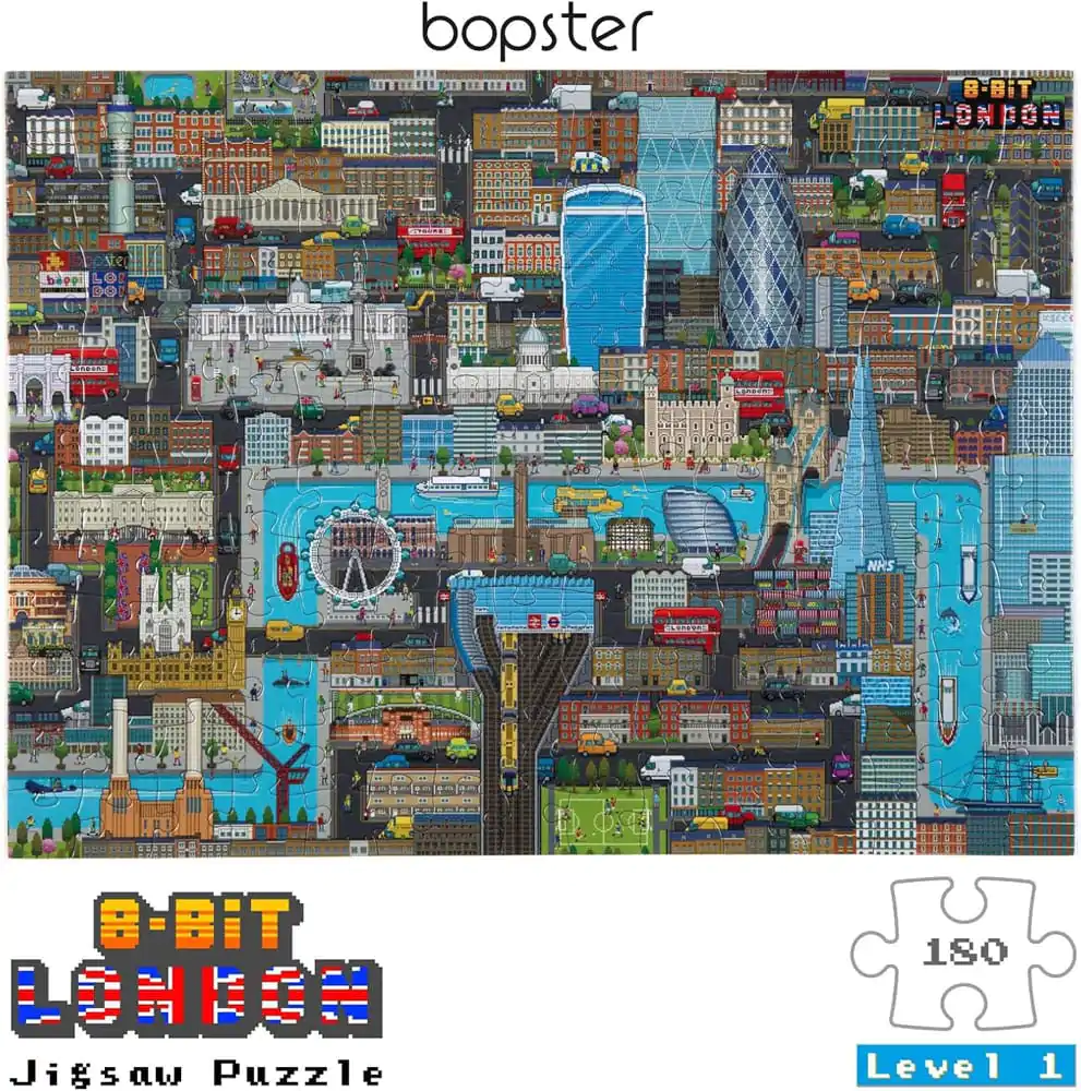 8-Bit Pixel London Level 1 puzzle 180 darab termékfotó