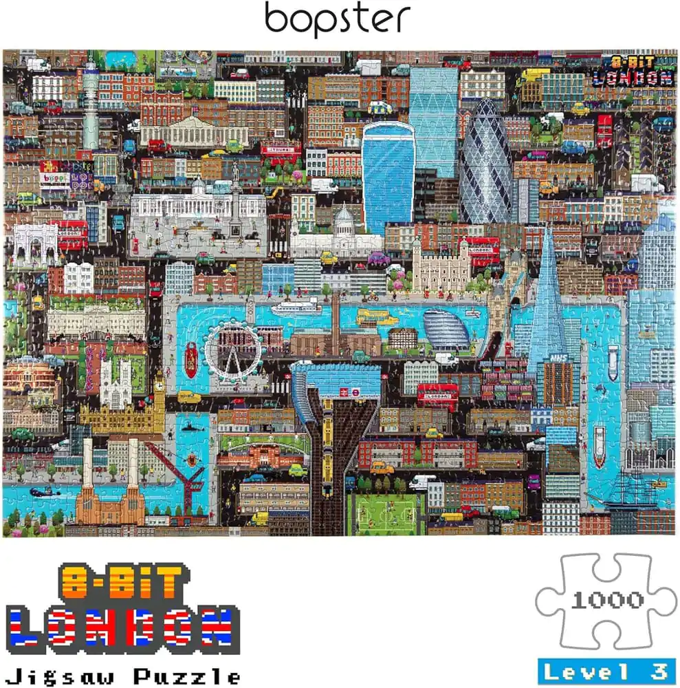 8-Bit Pixel London Level 3 puzzle 1000 darab termékfotó