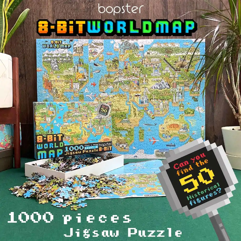 8-Bit Pixel World Level 3 puzzle 1000 darab termékfotó