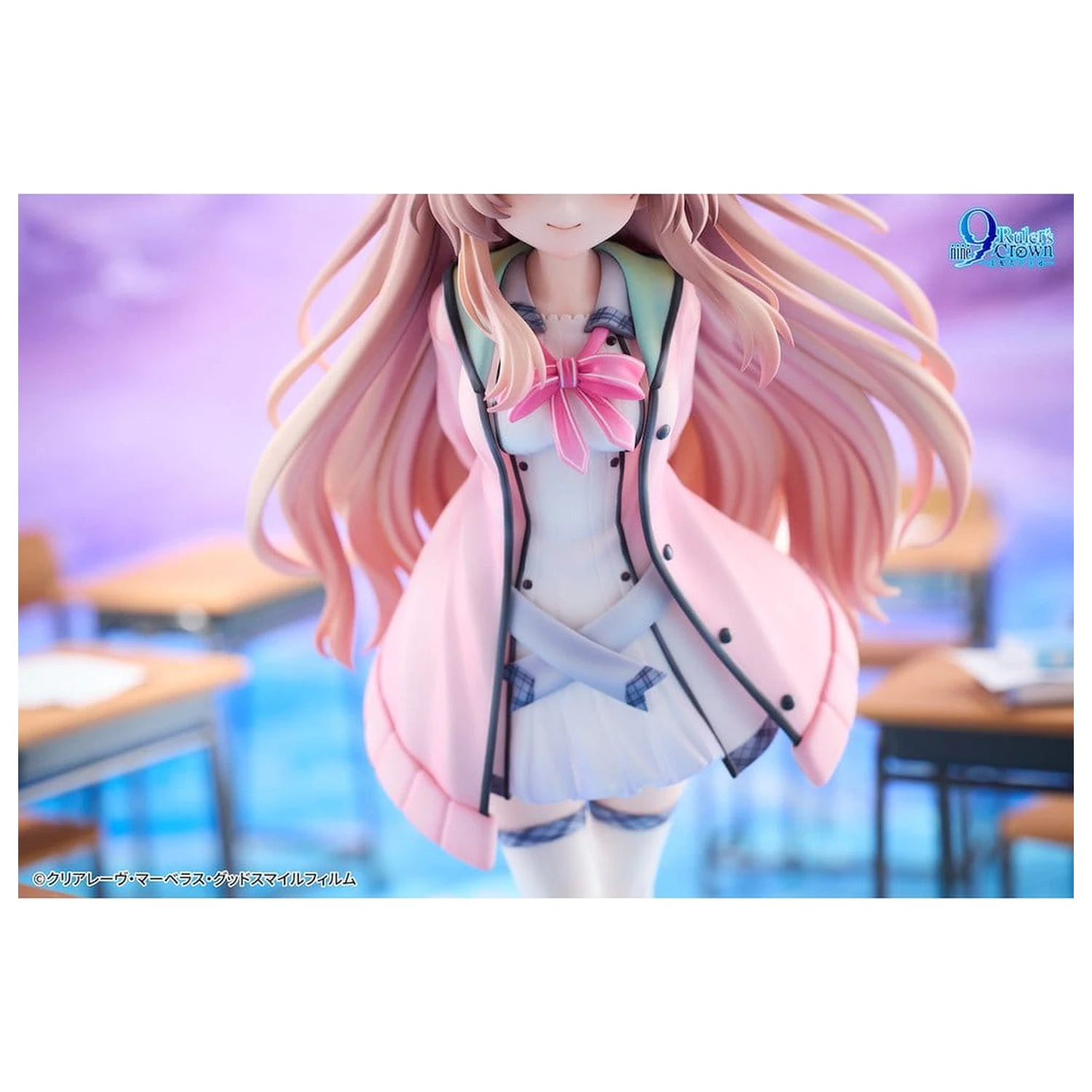 9-nine- PVC figura 1/6 Ruler's Crown Miyako Kujo 25 cm termékfotó