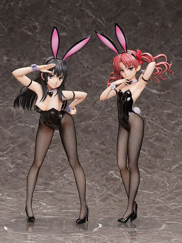 A Certain Scientific Railgun T 1/4 Kuroko Shirai: Bunny Ver. 2nd PVC szobor figura 42 cm termékfotó