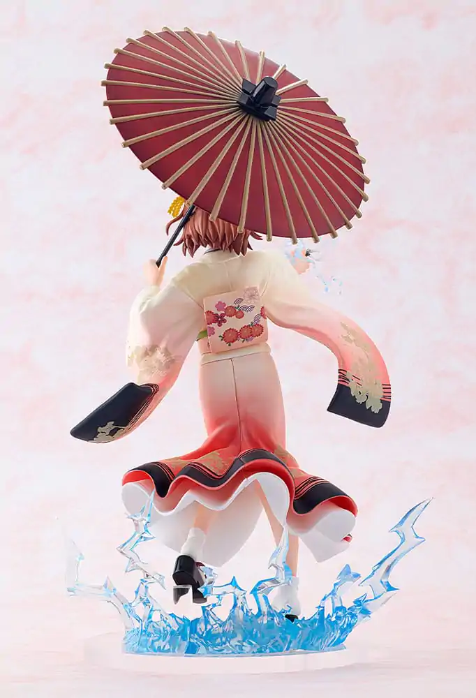 A Certain Scientific Railgun T 1/7 Mikoto Misaka Furisode Kimono Ver. szobor figura 28 cm termékfotó