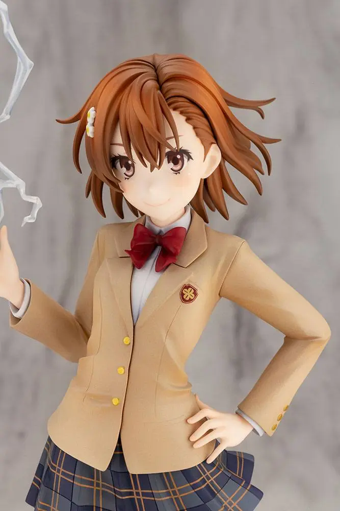 A Certain Scientific Railgun T 1/7 Misaka Mikoto 15th Anniversary Ver. Kotobukiya Luxury Ver. PVC szobor figura 30 cm termékfotó