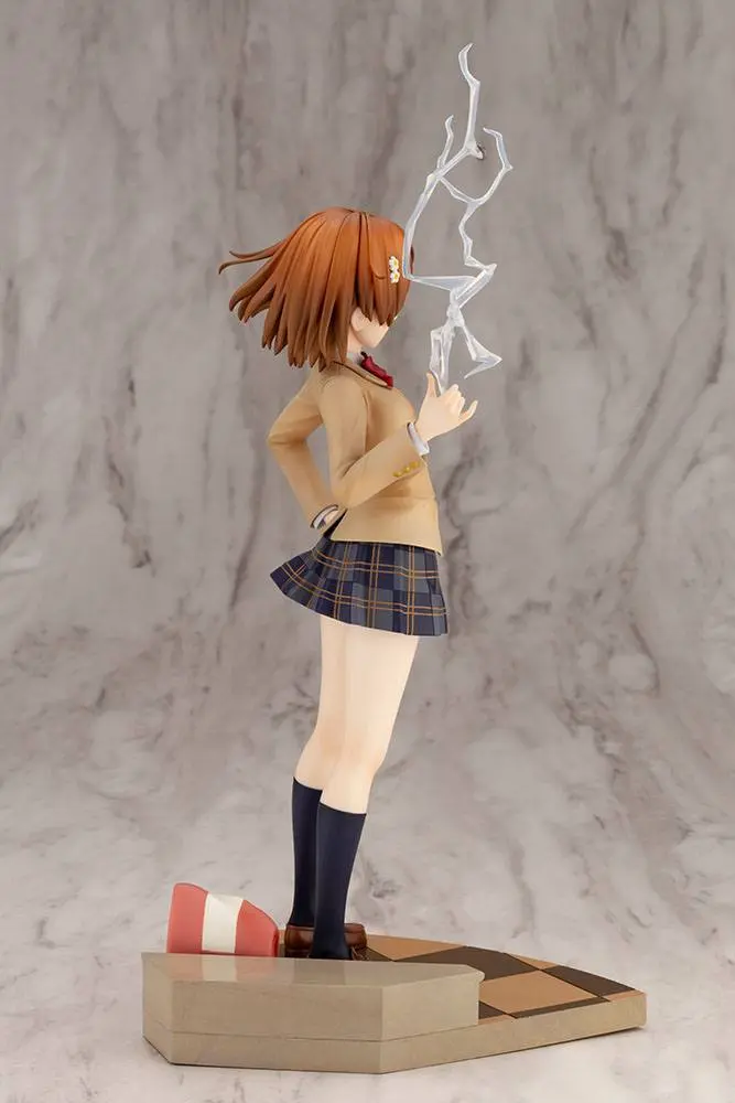 A Certain Scientific Railgun T 1/7 Misaka Mikoto 15th Anniversary Ver. Kotobukiya Luxury Ver. PVC szobor figura 30 cm termékfotó
