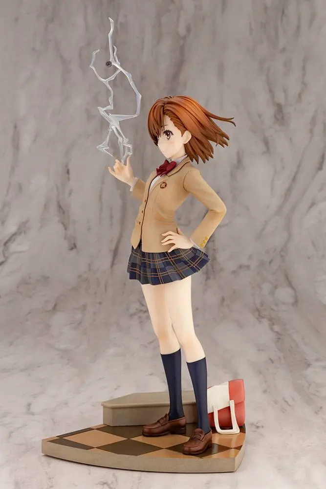 A Certain Scientific Railgun T 1/7 Misaka Mikoto 15th Anniversary Ver. Kotobukiya Luxury Ver. PVC szobor figura 30 cm termékfotó