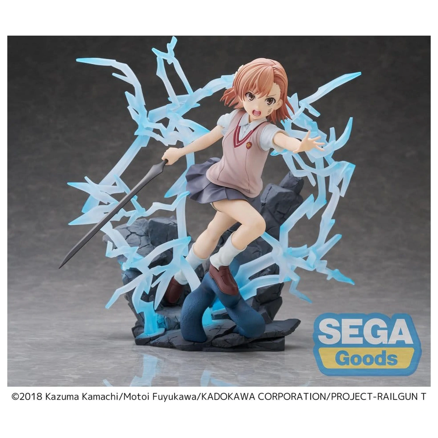 A Certain Scientific Railgun T FIGURIZMa Mikoto Misaka PVC figura 23 cm termékfotó