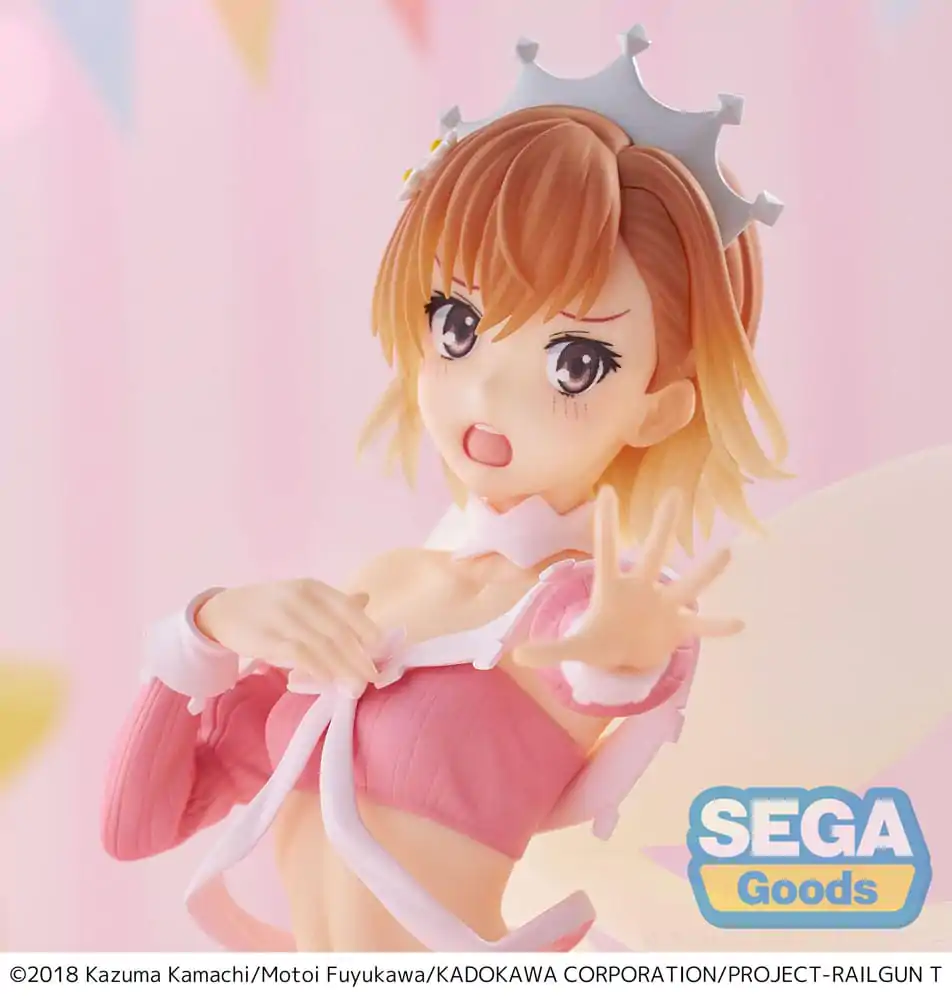 A Certain Scientific Railgun T Luminasta Mikoto Misaka Great Spirit Maid PVC szobor figura 20 cm termékfotó