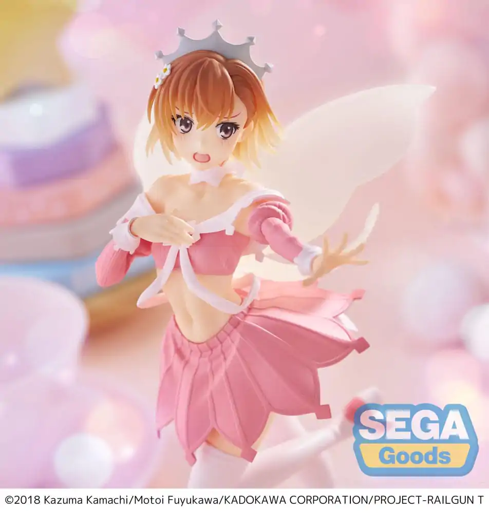 A Certain Scientific Railgun T Luminasta Mikoto Misaka Great Spirit Maid PVC szobor figura 20 cm termékfotó