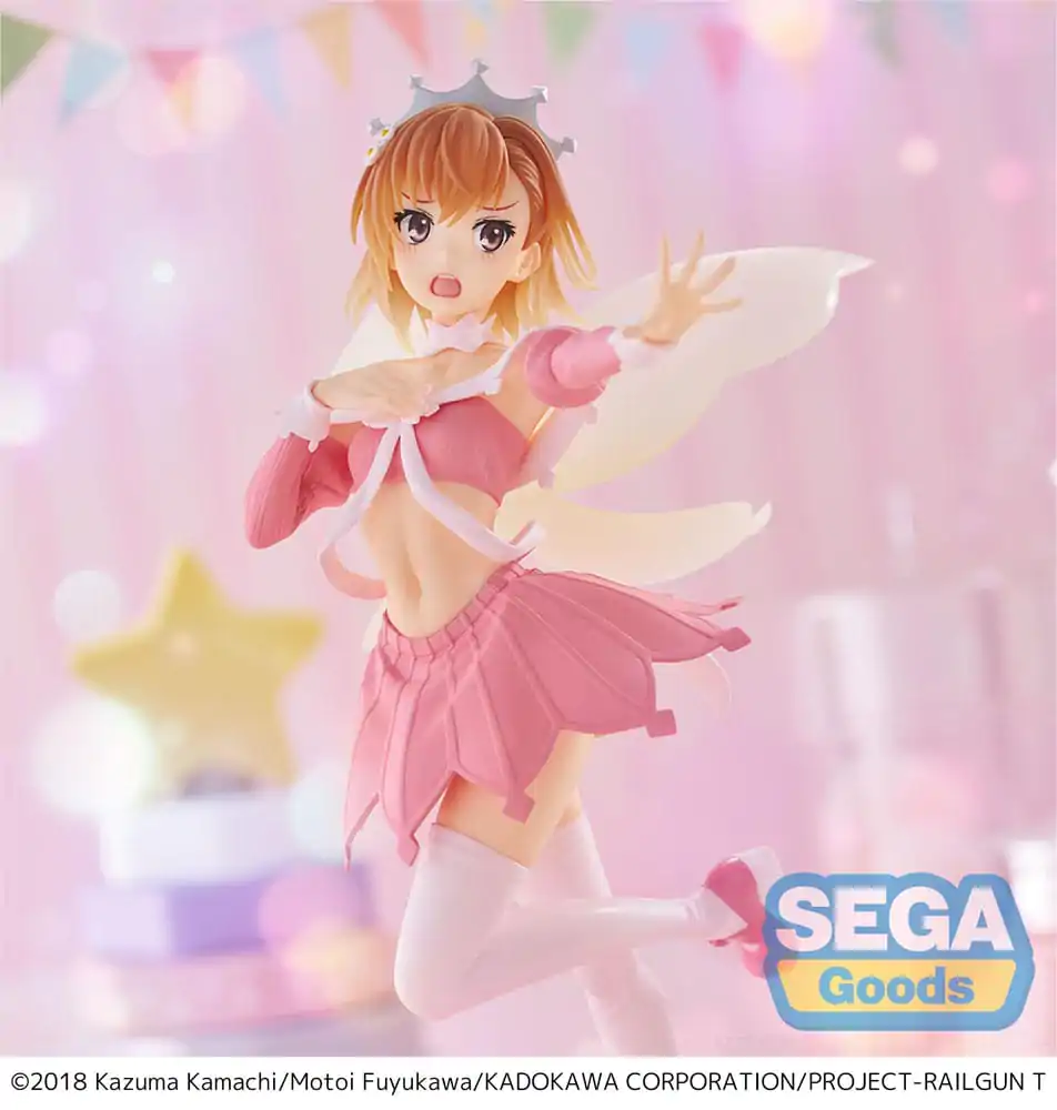 A Certain Scientific Railgun T Luminasta Mikoto Misaka Great Spirit Maid PVC szobor figura 20 cm termékfotó