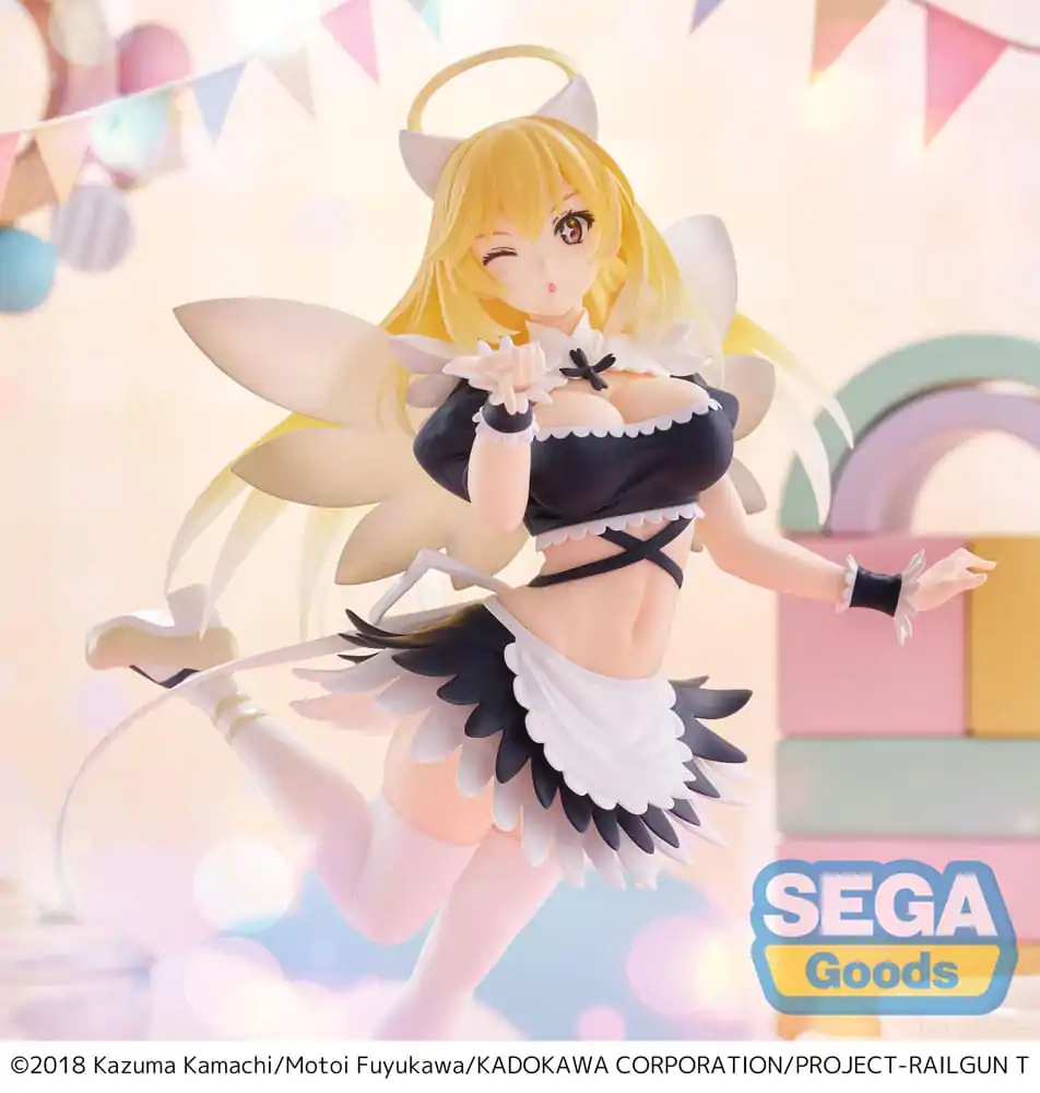 A Certain Scientific Railgun T Luminasta Misaki Shokuhou Fallen Angel Maid PVC szobor figura 20 cm termékfotó