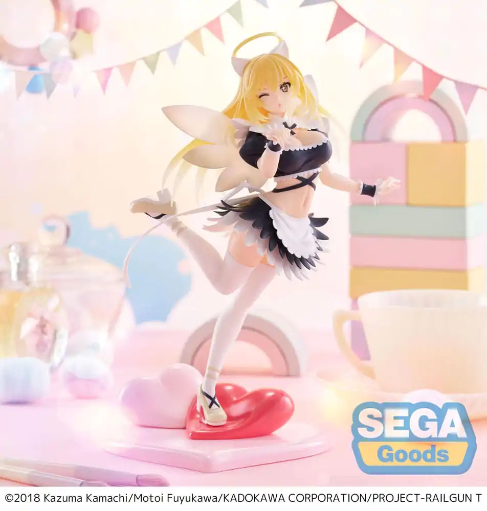 A Certain Scientific Railgun T Luminasta Misaki Shokuhou Fallen Angel Maid PVC szobor figura 20 cm termékfotó