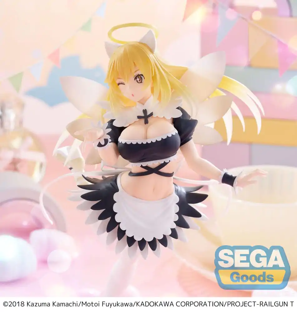 A Certain Scientific Railgun T Luminasta Misaki Shokuhou Fallen Angel Maid PVC szobor figura 20 cm termékfotó
