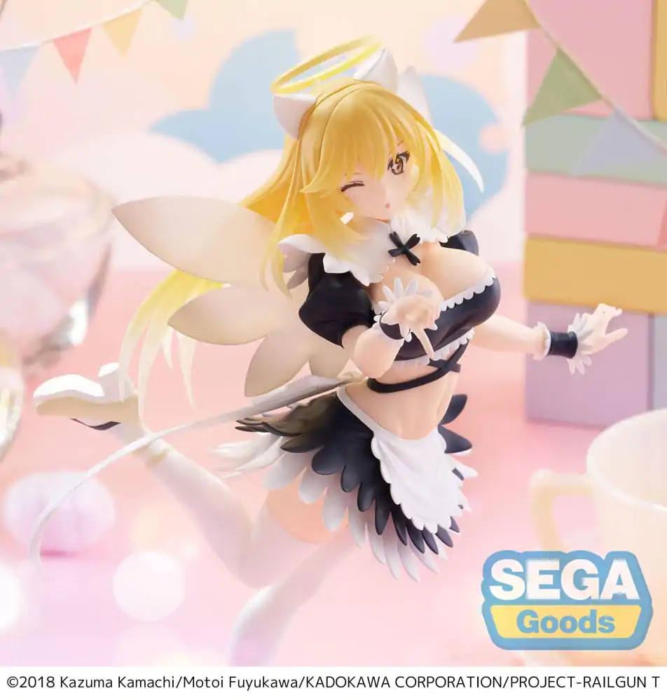 A Certain Scientific Railgun T Luminasta Misaki Shokuhou Fallen Angel Maid PVC szobor figura 20 cm termékfotó