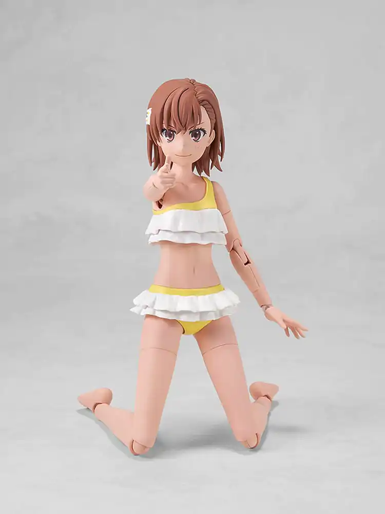 A Certain Scientific Railgun T Mikoto Misaka DX Ver. Műanyag modell készlet 16 cm termékfotó