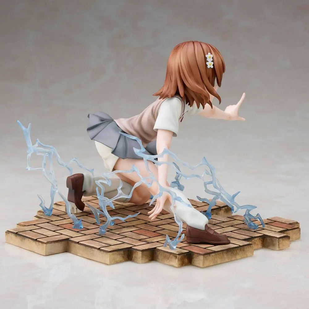 A Certain Scientific Railgun T Mikoto Misaka PVC szobor figura 14 cm termékfotó
