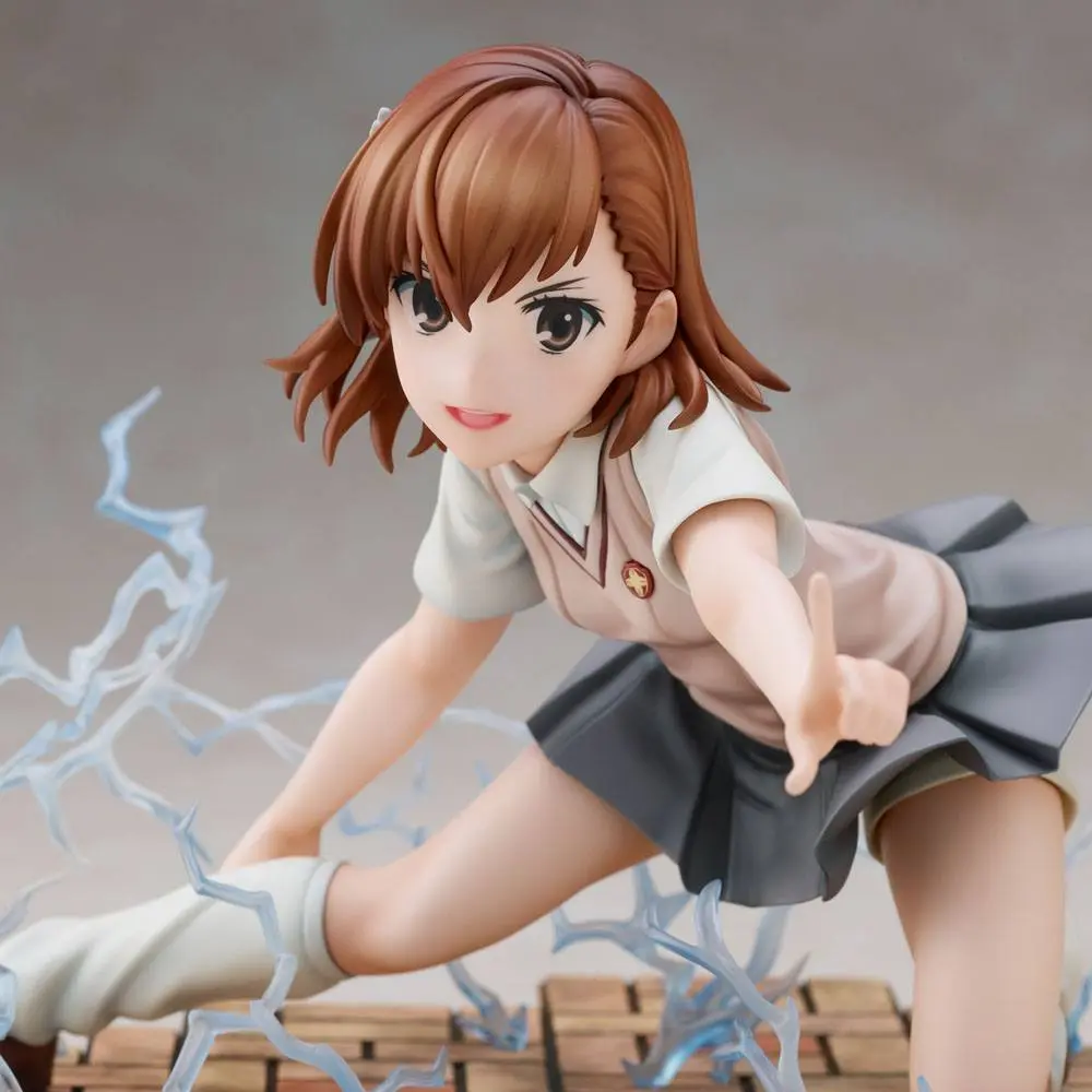 A Certain Scientific Railgun T Mikoto Misaka PVC szobor figura 14 cm termékfotó