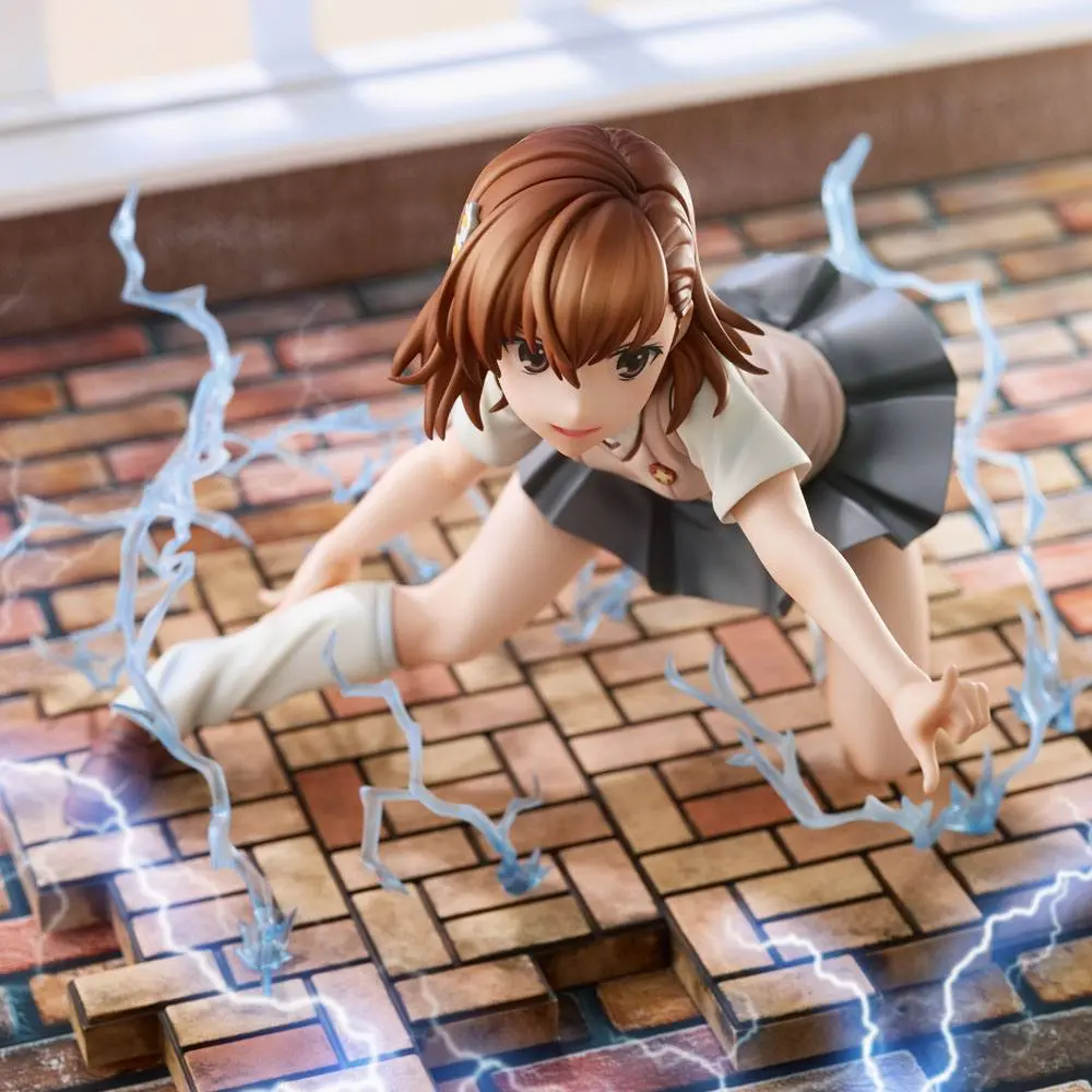 A Certain Scientific Railgun T Mikoto Misaka PVC szobor figura 14 cm termékfotó