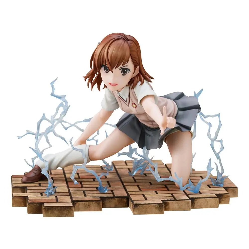 A Certain Scientific Railgun T Mikoto Misaka PVC szobor figura 14 cm termékfotó