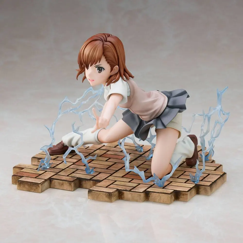 A Certain Scientific Railgun T Mikoto Misaka PVC szobor figura 14 cm termékfotó
