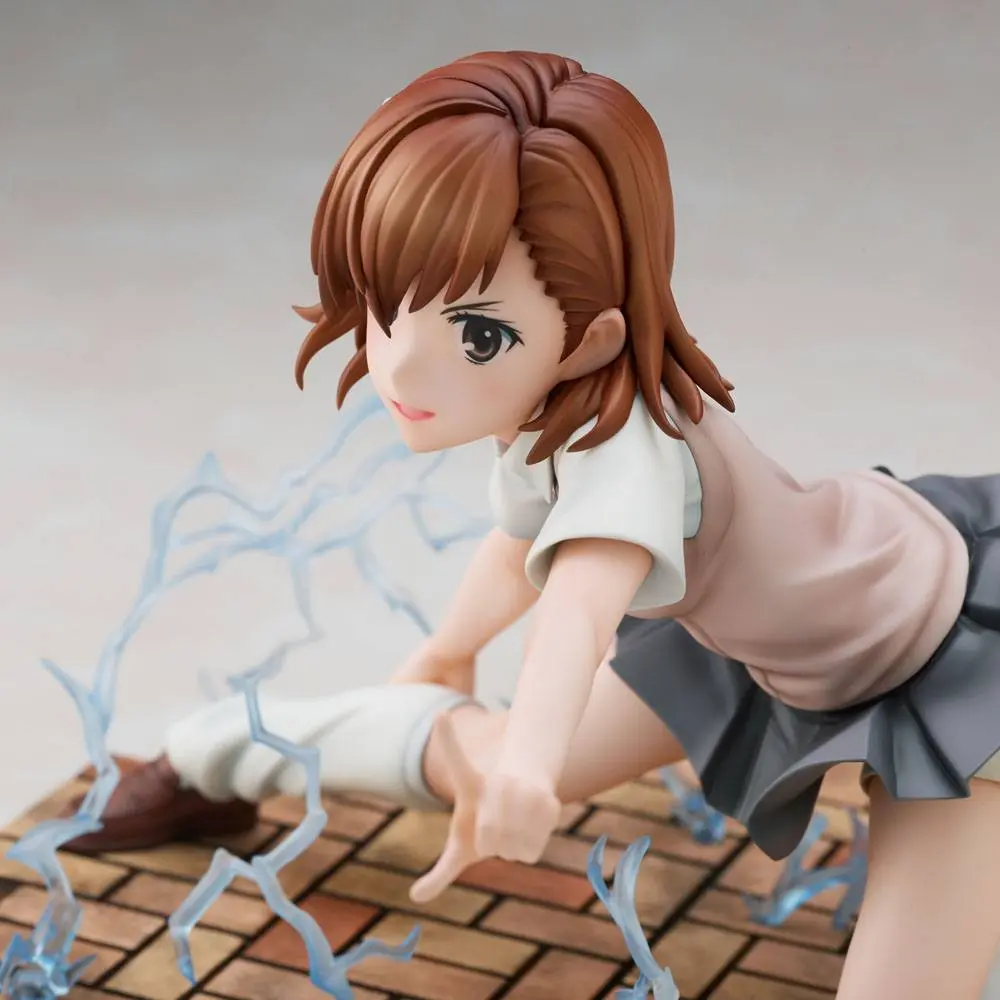 A Certain Scientific Railgun T Mikoto Misaka PVC szobor figura 14 cm termékfotó